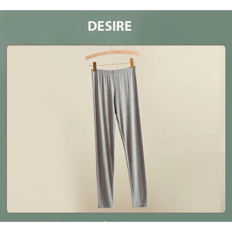 Desire Store, Quần thun ôm chất Vicose, ủ kem chống nắng mùa hè, giữ nhiệt mùa thu đa dụng DESIRE Q602 - Quần Xám #602, XL image 12 of 12