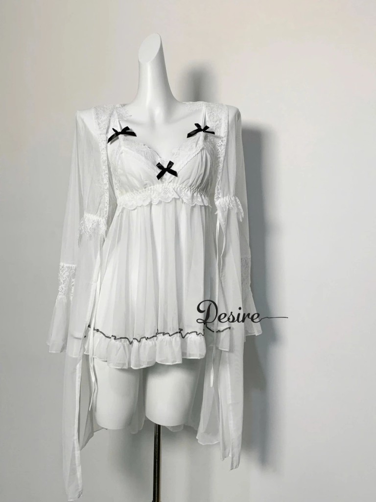 Desire Store, Váy ngủ lưới xuyên thấu gợi cảm kèm quần DESIRE VN-7883 image 9 of 10