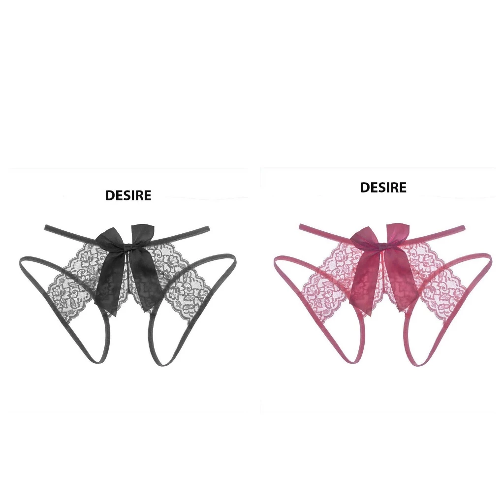 Desire Store, Quần lót ren lọt khe dây xẻ đáy gợi cảm sexy DESIRE QL-012 - 2 quần ngẫu nhiên, L image 6 of 7