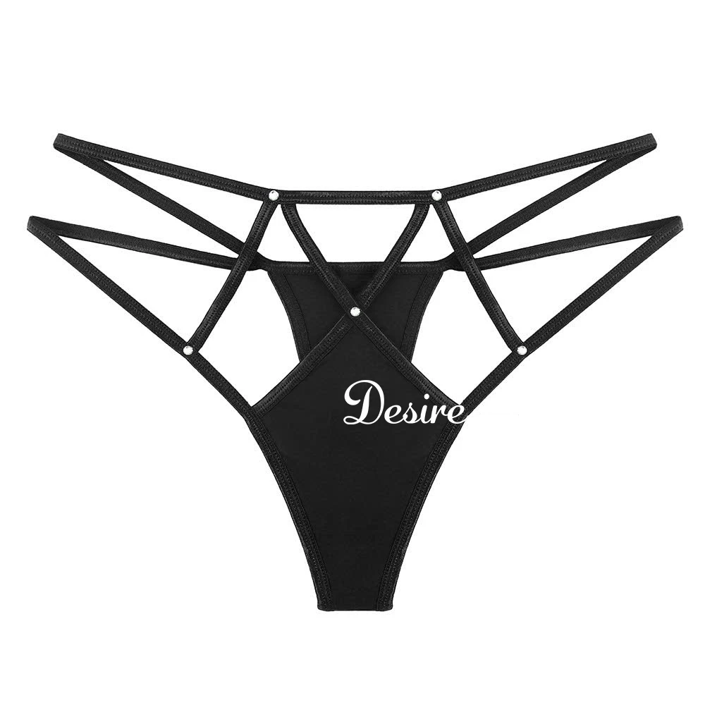 Desire Store, Quần lót vải mềm mại cột dây siêu gợi cảm QL-034 - Đen, 3 quần image 9 of 11