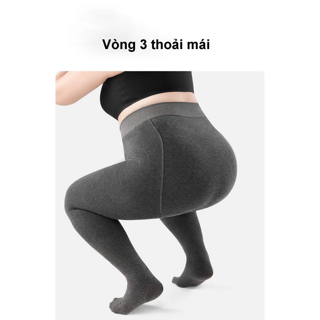Desire Store, Quần Tất Legging Bigsize Nữ (60-85kg) Len Tăm Giữ nhiệt mềm mại, Chống Trơn Trượt, Co Giãn 4 Chiều Cao Cấp DS3056 image 8 of 10