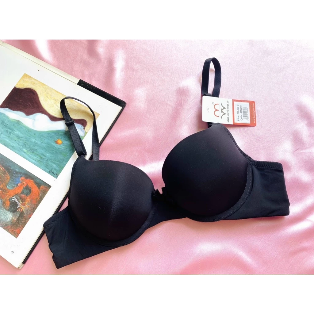 Desire Store, Áo ngực mút dày không gọng mặc áo dài, váy tiệc nâng ngực tạo khe hãng MW hàng Việt ANM-0011 - Đen, 38/85 image 11 of 11