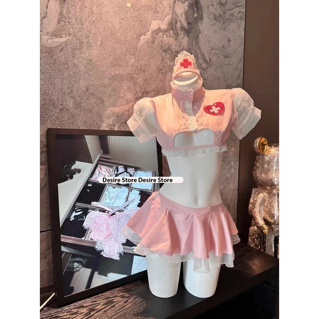 Desire Store, Bộ đồ ngủ Cosplay y tá HÀNG LOẠI 1 đầy đủ phụ kiện sexy gợi cảm DESIRE VN-8469 image 7 of 11
