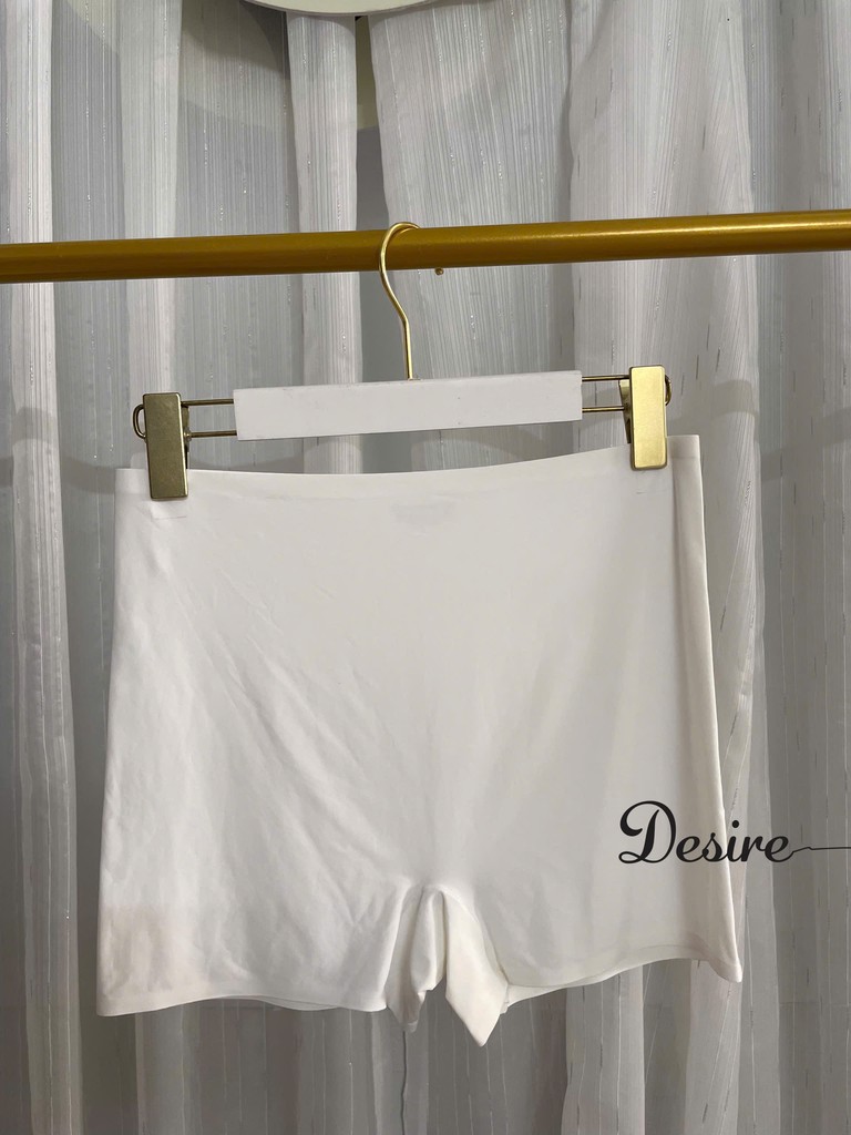 Desire Store, Quần đùi mặc váy su lụa băng tàng hình không đường viền chống lộ chính hãng SACRED BIRD QL-030 - Combo 3 quần Trắng, S image 19 of 26