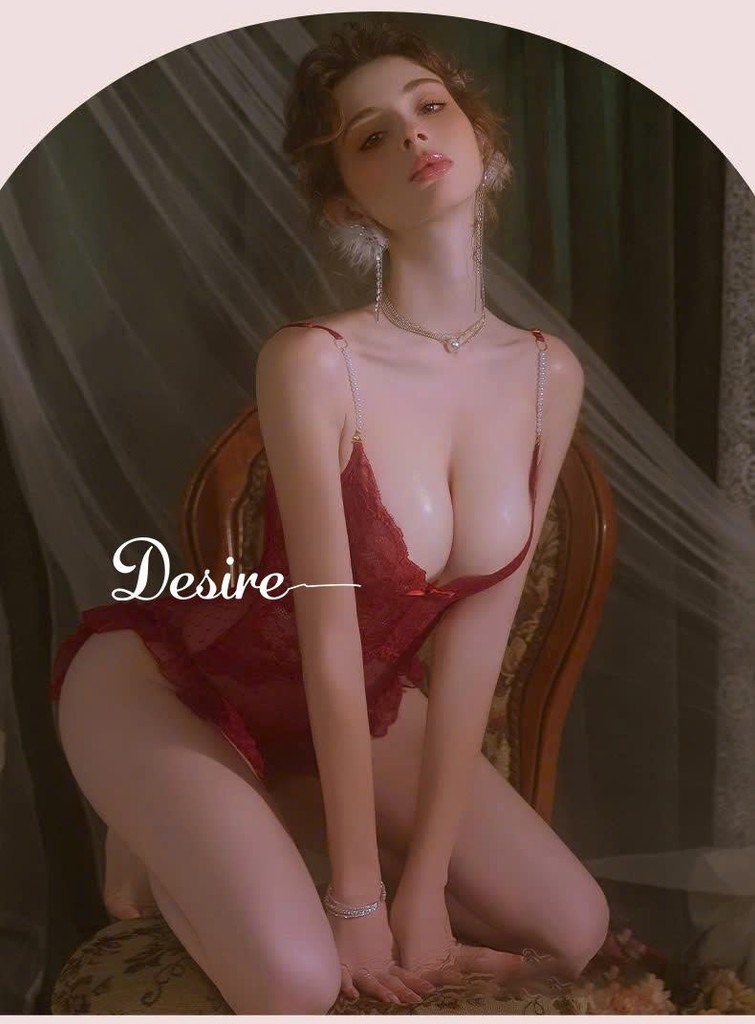 Desire Store, [50-80kg] Bodysuit liền thân xẻ đáy 1179 - Váy ngủ ren liền thân Hàng cao cấp loai 1 DESIRE image 7 of 13
