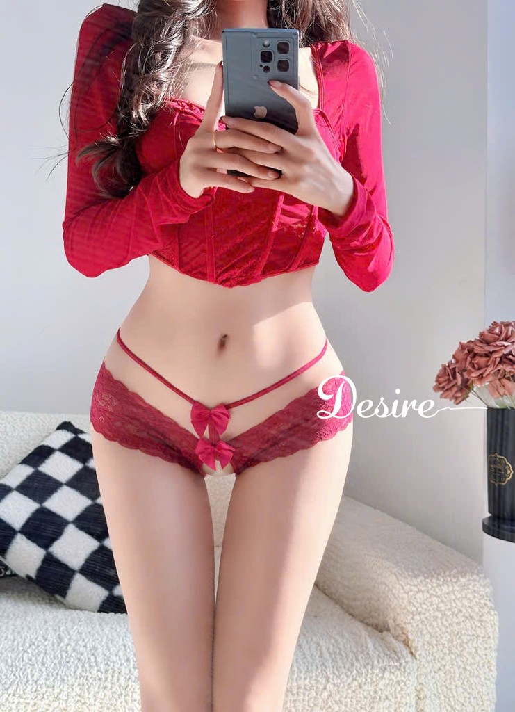 Desire Store, Quần lót nữ ren xuyên thấu Quần lót lọt khe Desire QL-036 image 7 of 13