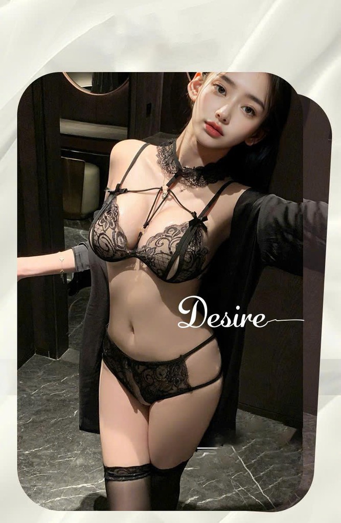 Desire Store, 6459 Bộ lót ren xẻ đáy - Nội y ren sexy gợi cảm cao cấp DESIRE image 6 of 13