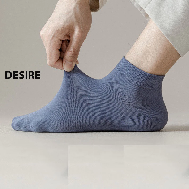 Desire Store, Tất nam cổ ngắn cao cấp chất mềm mịn kháng khuẩn phong cách sang trọng T-023 image 4 of 13