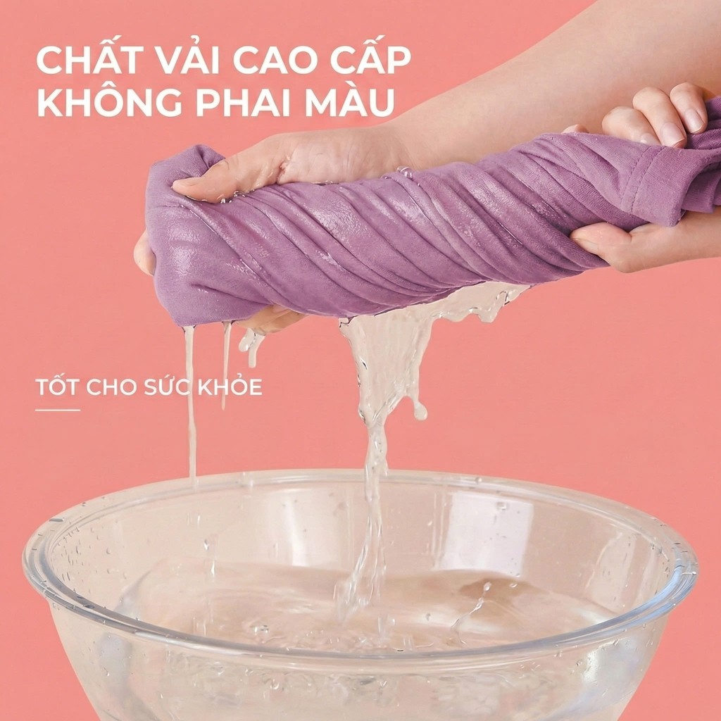 Desire Store, Bộ Giữ Nhiệt Nữ Cổ Cao Dày Ấm Áp Vải Nhung Lót Len Cashmere AGN-003 image 6 of 16