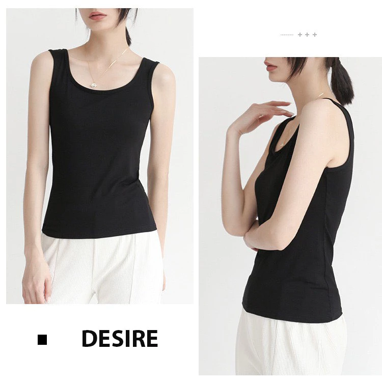 Desire Store, Áo Ba Lỗ Sát Nách Thun Modal (Gỗ sồi) mát mịn phong cách năng động ANN-060 image 2 of 17