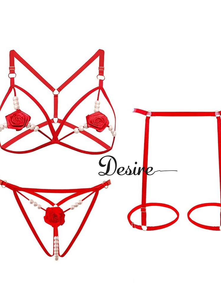 Desire Store, Bộ đồ lót liền thân kèm đai dây Bodysuit DESIRE VN-075 image 6 of 15