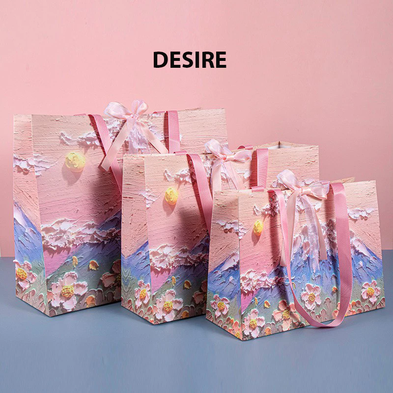 Desire Store, Túi Giấy Quà Tặng In Tranh Nghệ Thuật Cao Cấp sang Hộp quà đẹp TQ-01 image 1 of 14