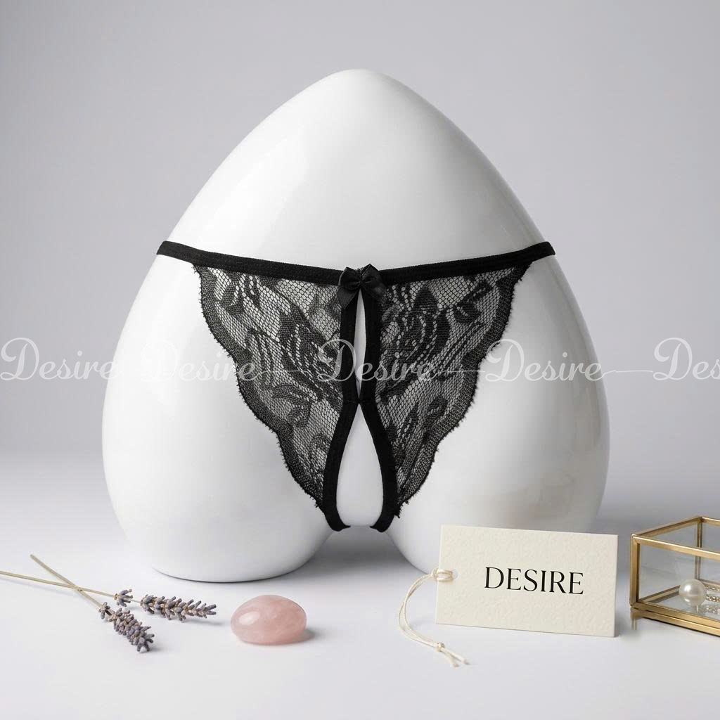 Desire Store, Quần lót ren xẻ đáy chất liệu mềm mại QL-01 image 6 of 13