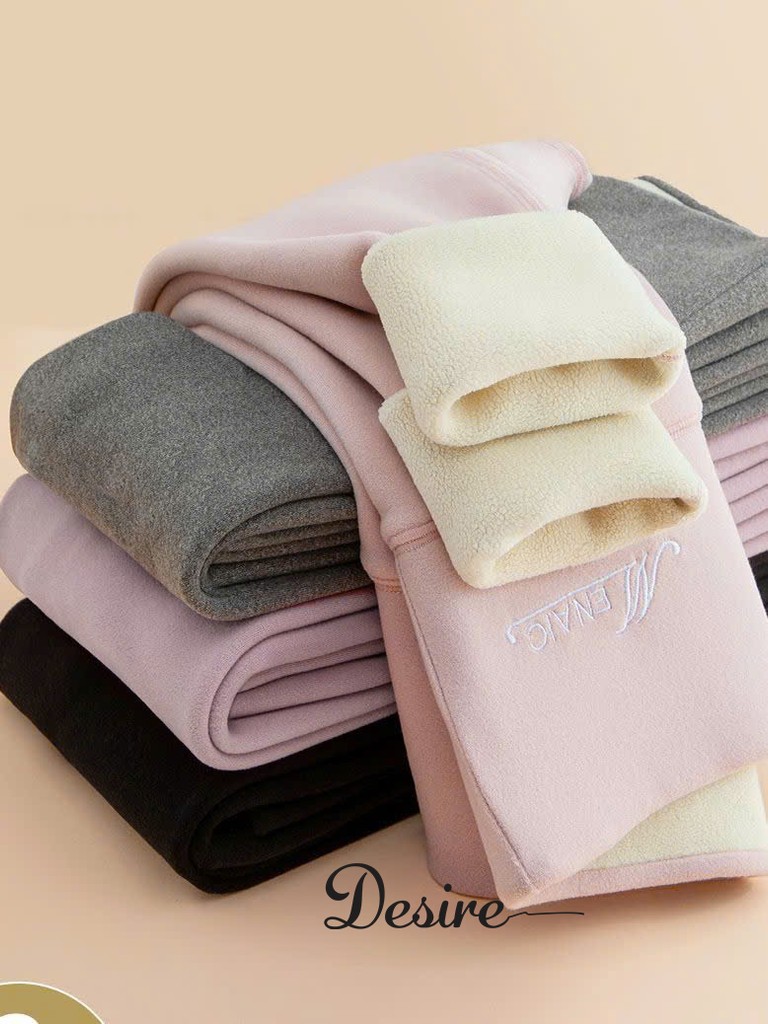 Desire Store, Quần legging M ENAIC lưng cao lót lông cừu nhung mịn giữ nhiệt mùa đông ấm áp định hình dáng QGN-9105014 image 2 of 13