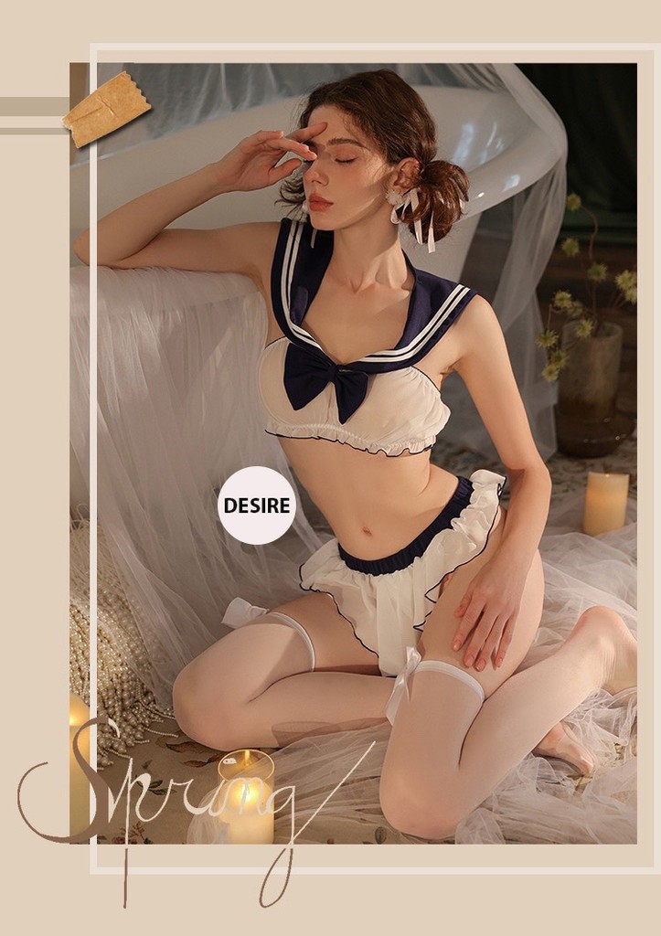 Desire Store, Bộ đồ ngủ hoá trang cosplay thành CÔ NỮ SINH QUYẾN RŨ gợi cảm DESIRE VN-8477 image 3 of 10