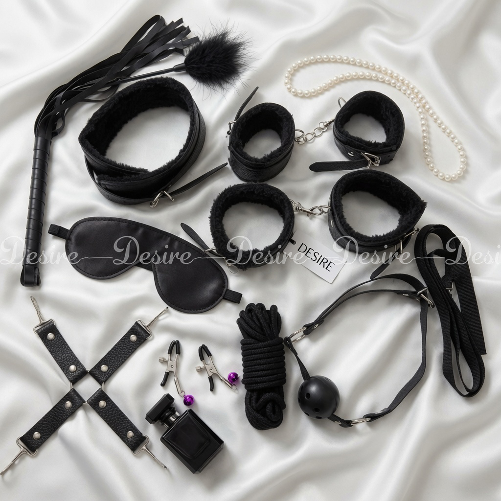 Desire Store, Bộ đồ chơi BDSM 9 món sexy - Đồ chơi tình dục DESIRE  image 3 of 13