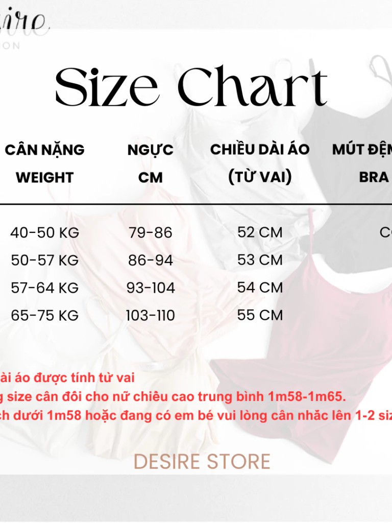 Desire Store, Áo lót hai dây thun Vicose hàng loại 1 cao cấp kèm mút ngực thông hơi A2010 image 18 of 27