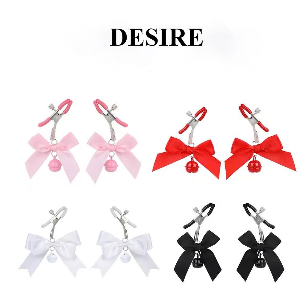 Desire Store, 2080 Kẹp Ti Đính Nơ Chuông Sexy DESIRE – Phụ Kiện Phòng The BDSM image 8 of 11