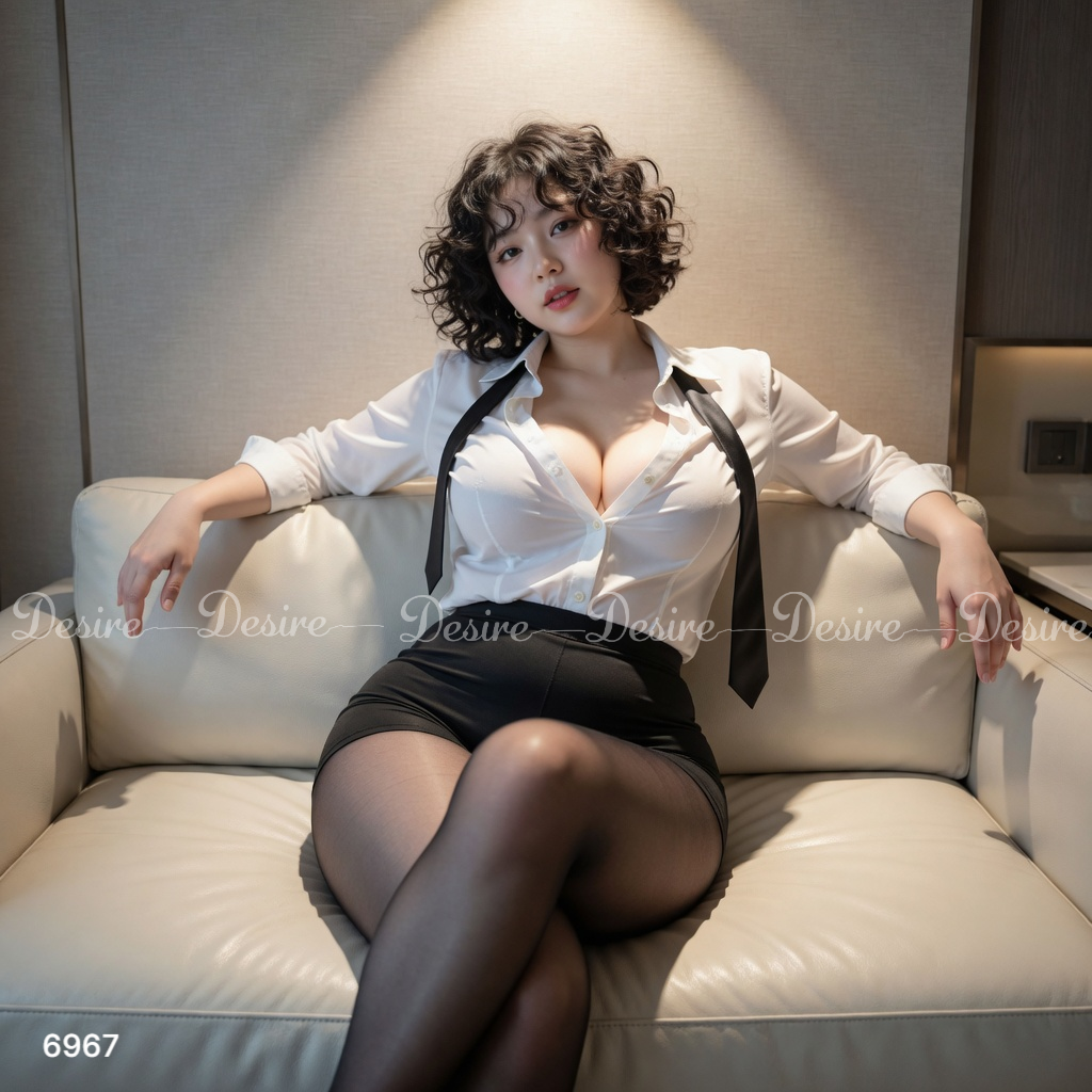 Desire Store, Bộ đồ ngủ hoá trang cosplay CÔ THƯ KÝ (có bigsize)  hàng chính hãng GUIRUO QC loại 1 DESIRE  - 6967 (SECRETARY Cosplay Lingerie/Sleepwear (Available in Plus Sizes)  – DESIRE - 6967) image 9 of 16