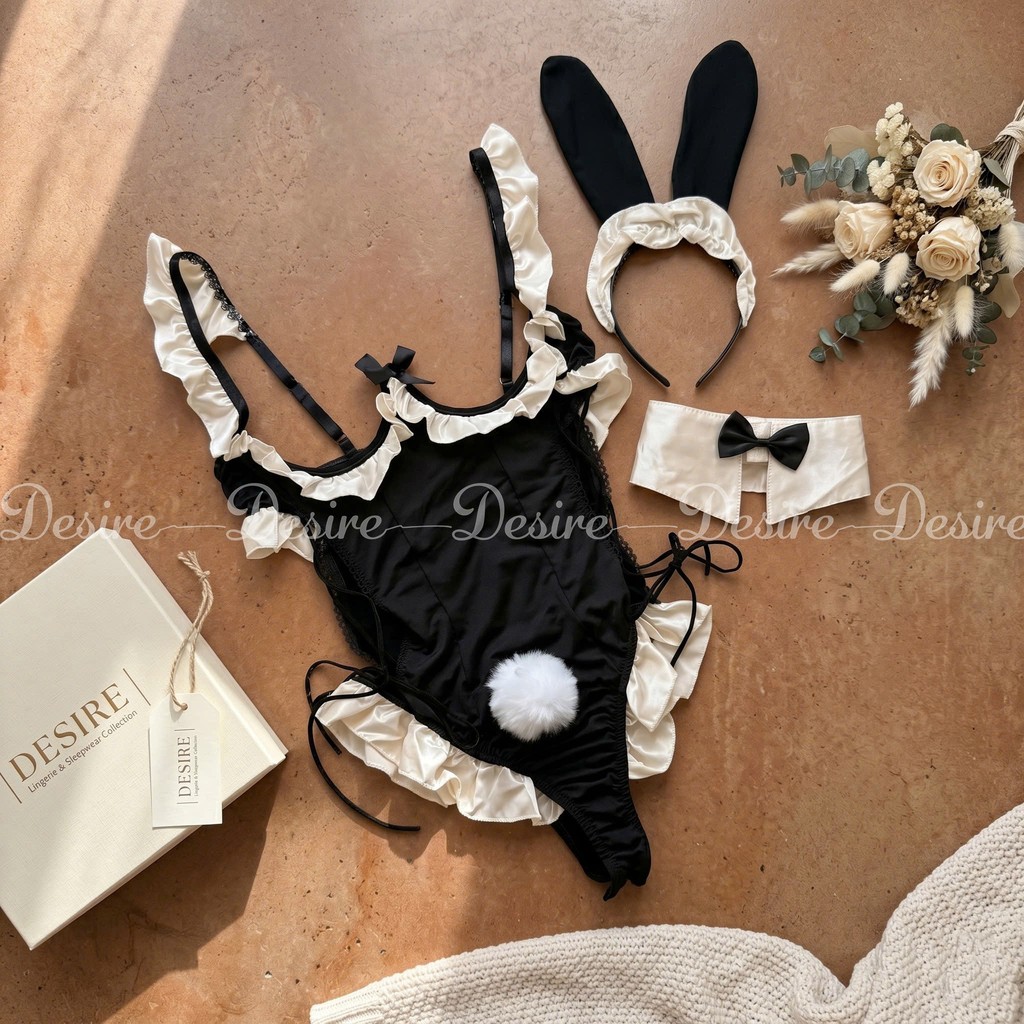 Desire Store, Váy ngủ liền thân cosplay hoá trang CÔ NÀNG THỎ GỢI CẢM DESIRE VN-1169 image 5 of 17