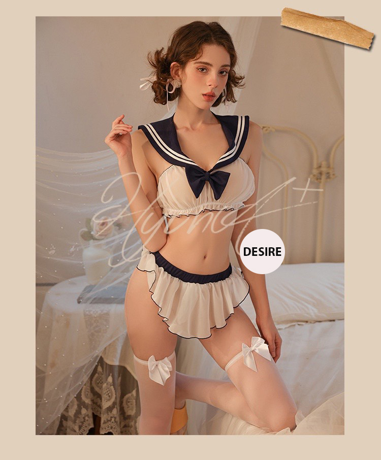 Desire Store, Bộ đồ ngủ hoá trang cosplay thành CÔ NỮ SINH QUYẾN RŨ gợi cảm DESIRE VN-8477 image 4 of 10