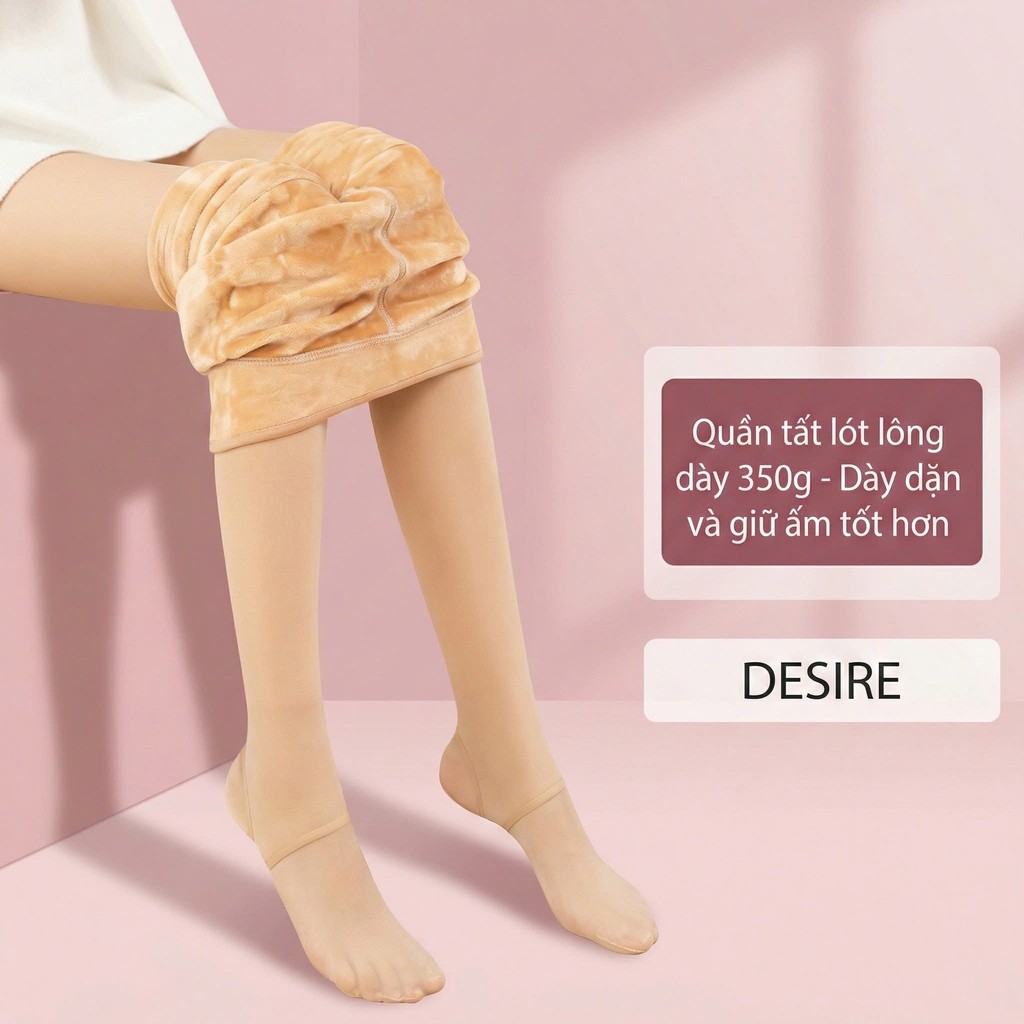 Desire Store, Quần Tất Nữ Dày Lót Lông Mềm Mại Ấm Áp Chính Hãng Bonas KW002 - Phù Hợp Mùa Đông image 3 of 17