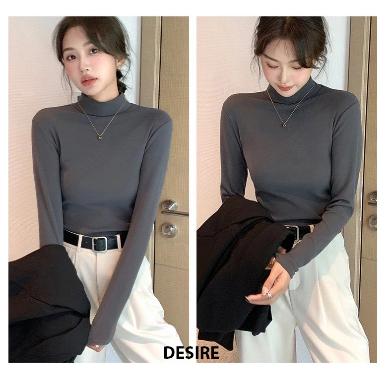 Desire Store, Áo cổ lọ chất Nhung hai mặt siêu mịn giữ nhiệt mùa đông ấm áp DESIRE H319 image 8 of 13