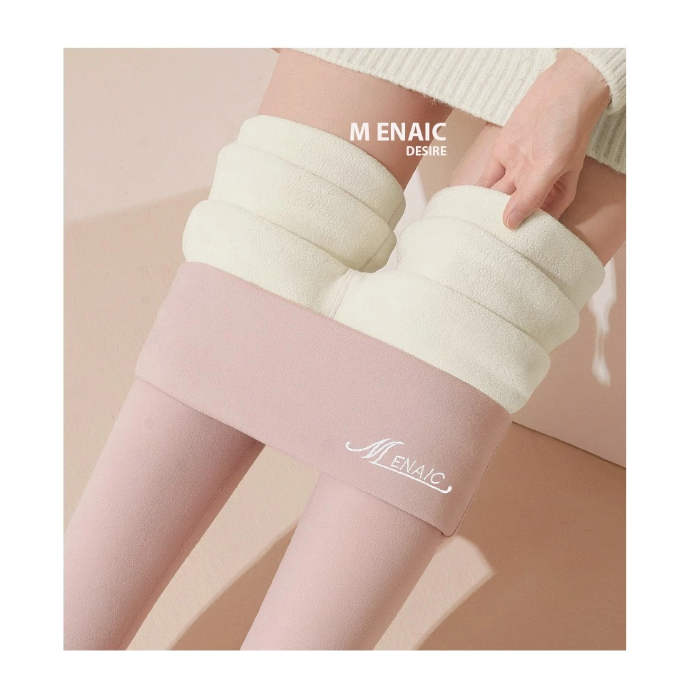 Desire Store, Quần legging M ENAIC lưng cao lót lông cừu nhung mịn giữ nhiệt mùa đông ấm áp định hình dáng QGN-9105014 image 3 of 20