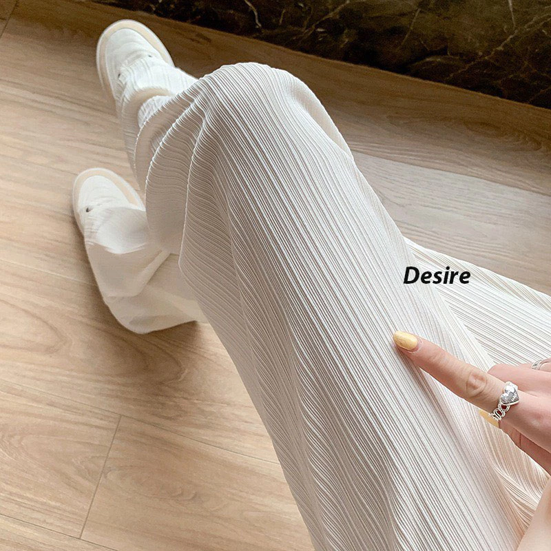 Desire Store, Quần Culottes Nữ Quần Dài Nữ Cạp Chun Ống Rộng Vải Thun H789 image 5 of 14