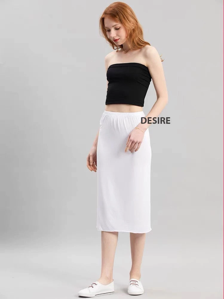 Desire Store, Chân váy lót dáng ôm Thun Modal (Gỗ sồi) co dãn mát mịn Chân váy mặc lót trong VNN-0098 image 12 of 24