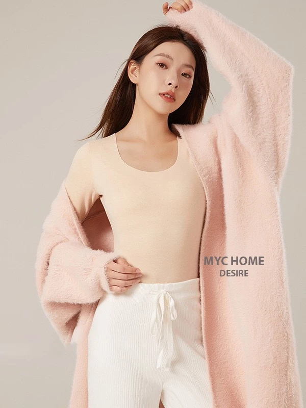 Desire Store, Đồ bộ giữ nhiệt mùa đông siêu nhẹ ấm áp không đường viền MYC HOME chất Nhung lót Len cừu MYC-01 image 12 of 21
