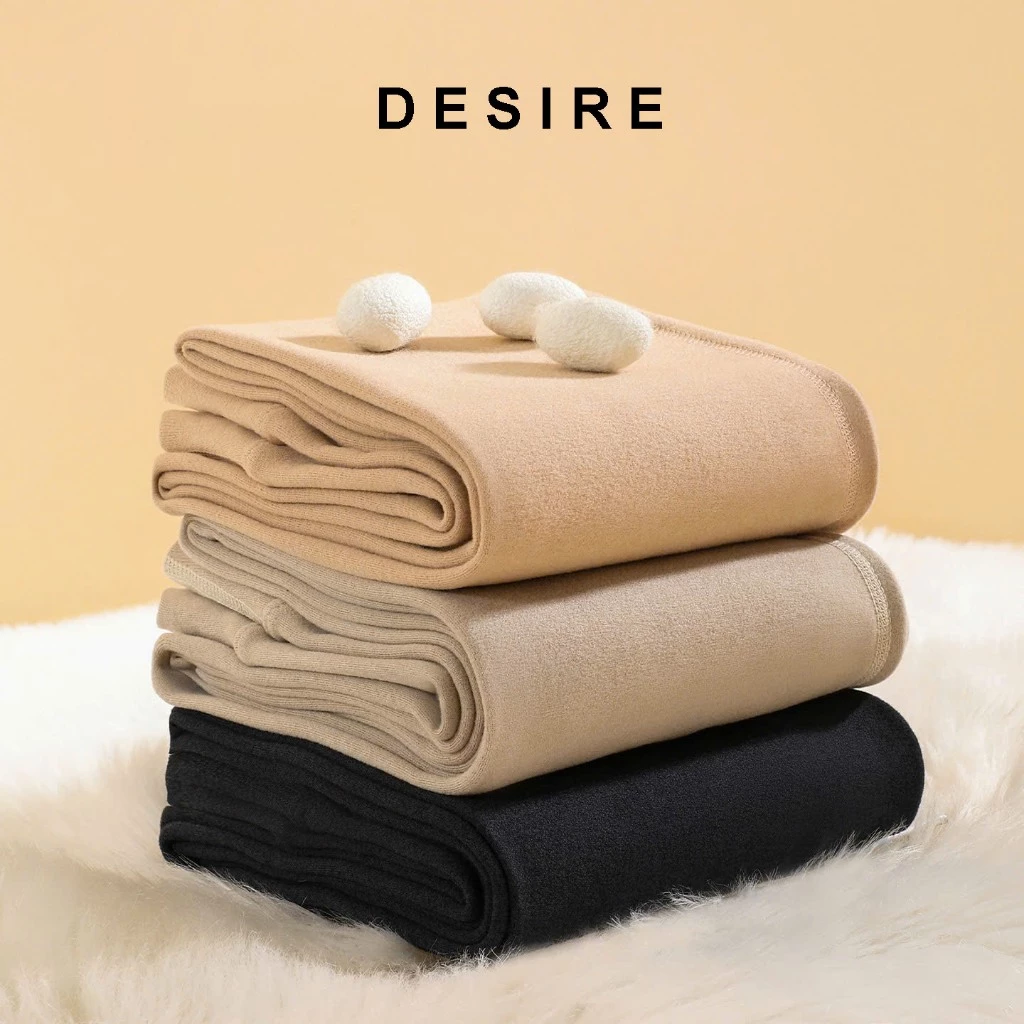 Desire Store, Quần Legging giữ nhiệt Nhung Lyocell ôm body không đường viền siêu nhẹ thích hợp cho mùa thu đông DESIRE GY-086 image 4 of 11