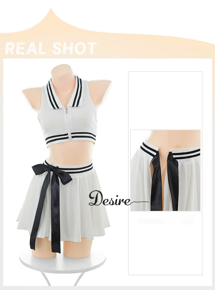 Desire Store, Set váy ngủ kèm quần chip phong cách pickle ball, quần vợt tennis gợi cảm sexy DESIRE ZY38 image 10 of 12