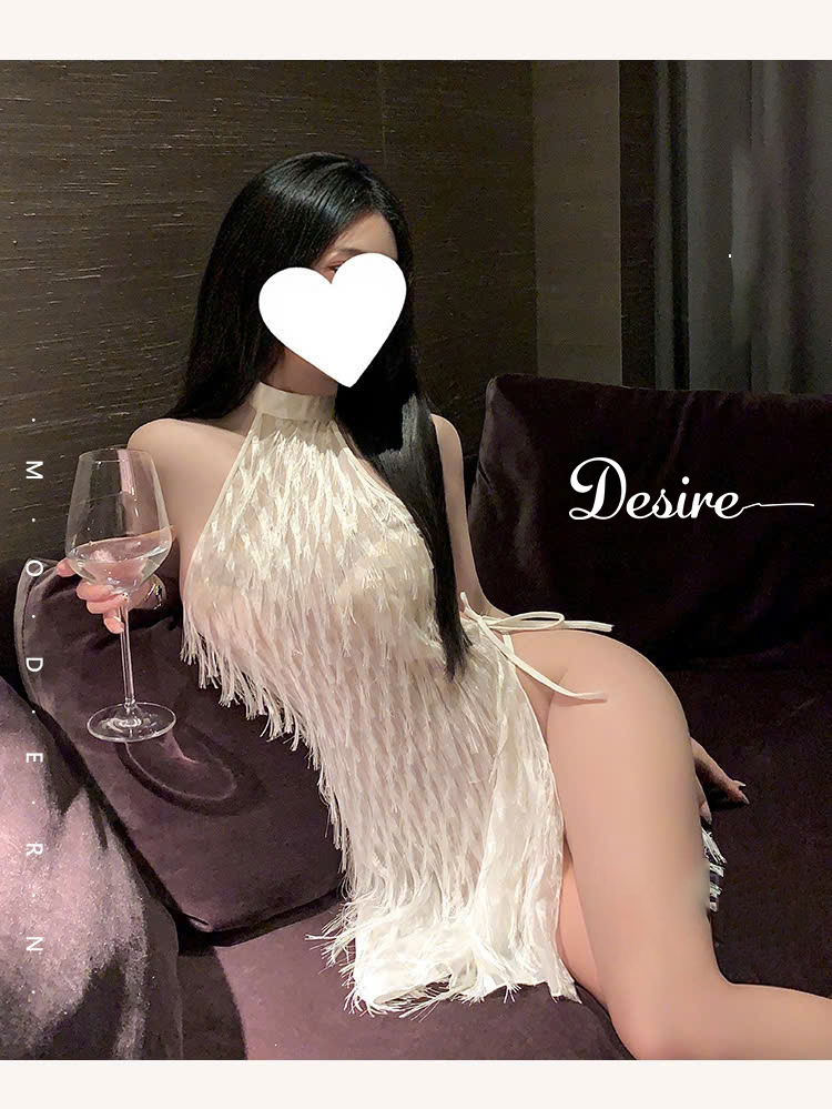 Desire Store, Váy ngủ cổ yếm chất mềm mại Phong cách sang trọng DESIRE VN-6533 image 3 of 8