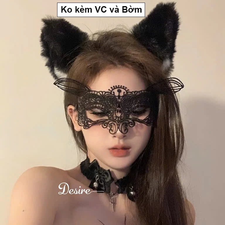 Desire Store, Mặt nạ hoá trang chất REN mềm quyến rũ DESIRE MN-001 - Măt nạ Mèo image 10 of 17