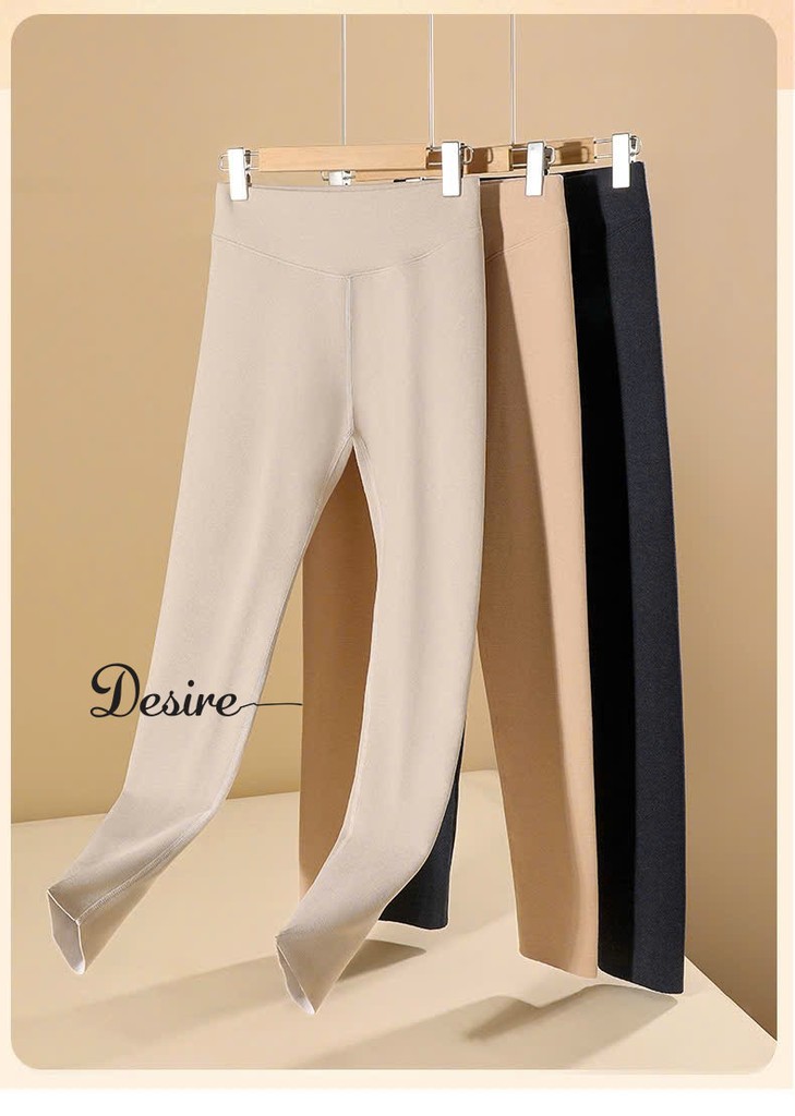 Desire Store, Quần Legging giữ nhiệt Nhung Lyocell ôm body không đường viền siêu nhẹ thích hợp cho mùa thu đông DESIRE GY-086 image 7 of 12