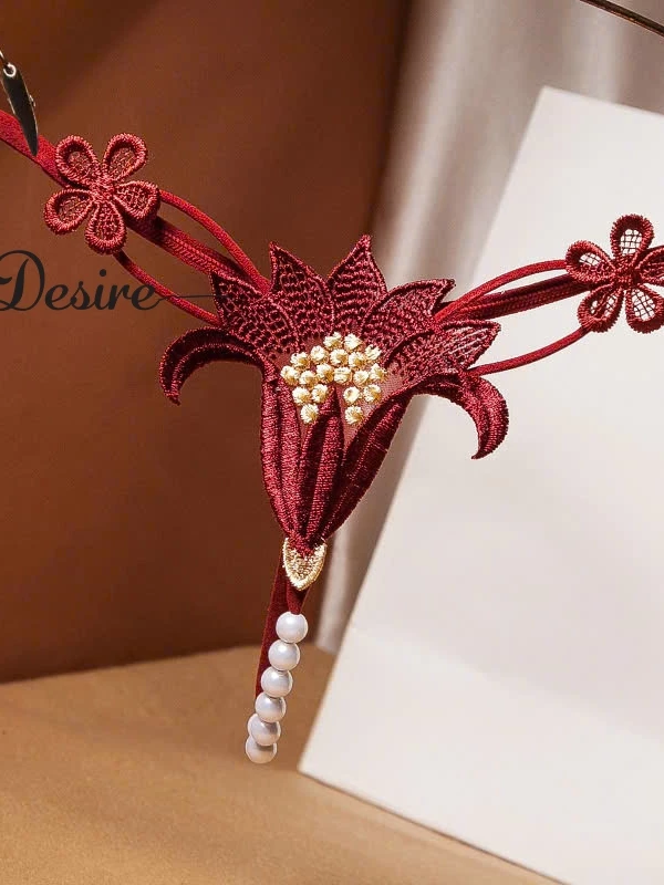 Desire Store, Quần lót ren hoạ tiết hoa siêu gợi cảm sexy DESIRE QL-2249 image 2 of 12