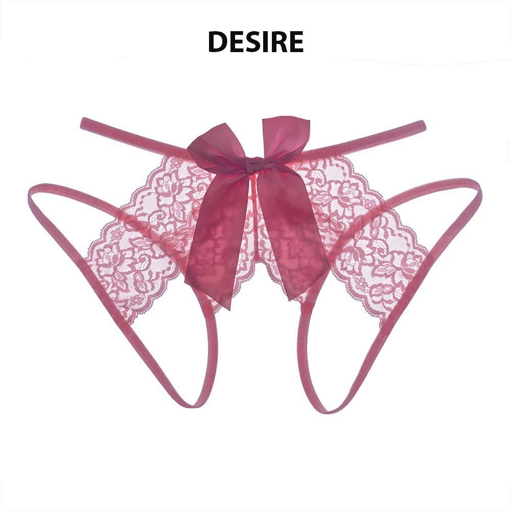 Desire Store, Quần lót ren lọt khe dây xẻ đáy gợi cảm sexy DESIRE QL-012 image 1 of 7