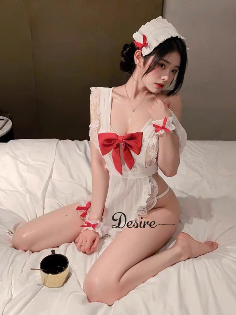 Desire Store, Bộ đồ Cosplay Hầu Gái Sexy Gợi Cảm, Chất Mềm Mại Phối Ren Quyến Rũ DESIRE VN-1108-1 image 1 of 5