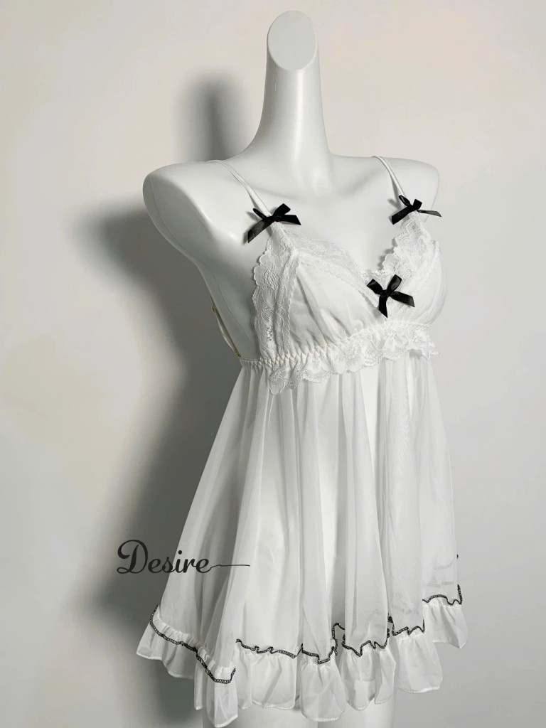 Desire Store, Váy ngủ lưới xuyên thấu gợi cảm kèm quần DESIRE VN-7883 image 6 of 10