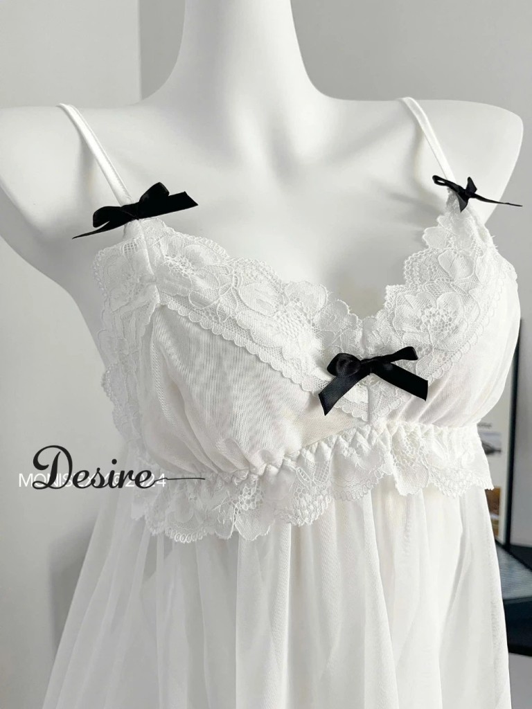 Desire Store, Váy ngủ lưới xuyên thấu gợi cảm kèm quần DESIRE VN-7883 image 7 of 10