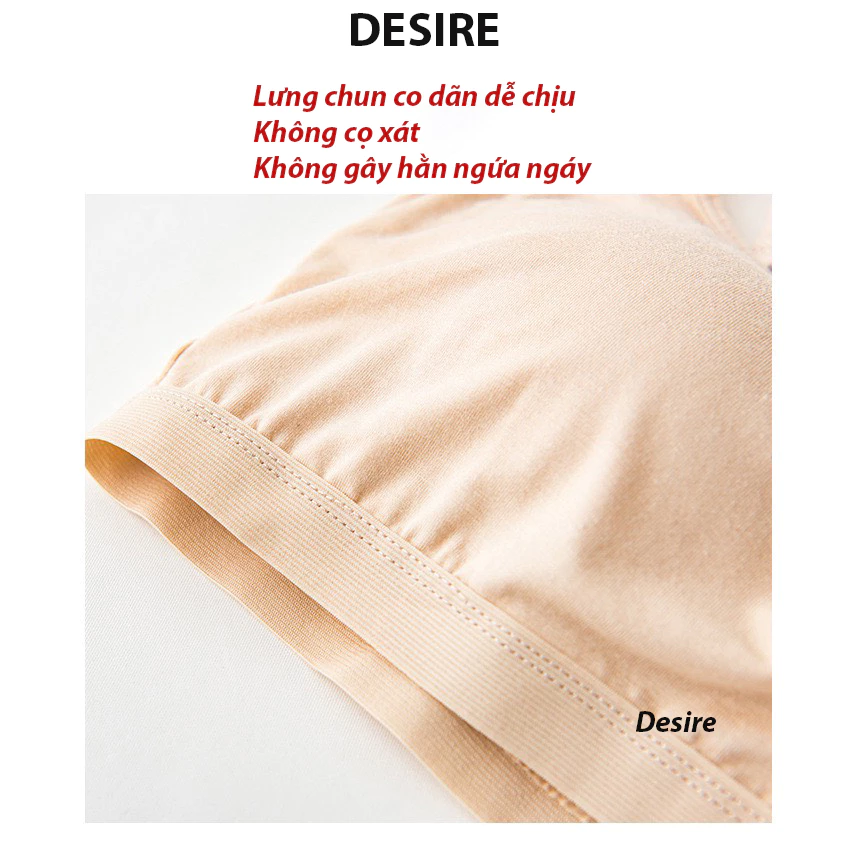 Desire Store, Áo lót bra bản to mút mỏng không gọng mềm mại mát thấm mồ hôi ANN-0017-1 image 2 of 26