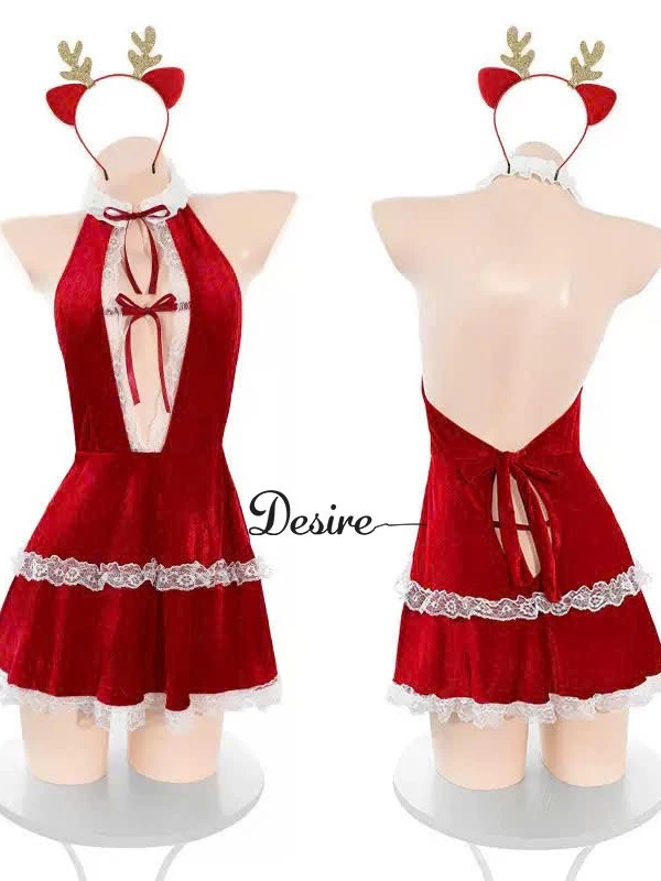 Desire Store, Váy ngủ Cosplay phong cách Giáng sinh Noel gợi cảm quyến rũ DESIRE VN-6314 image 8 of 11