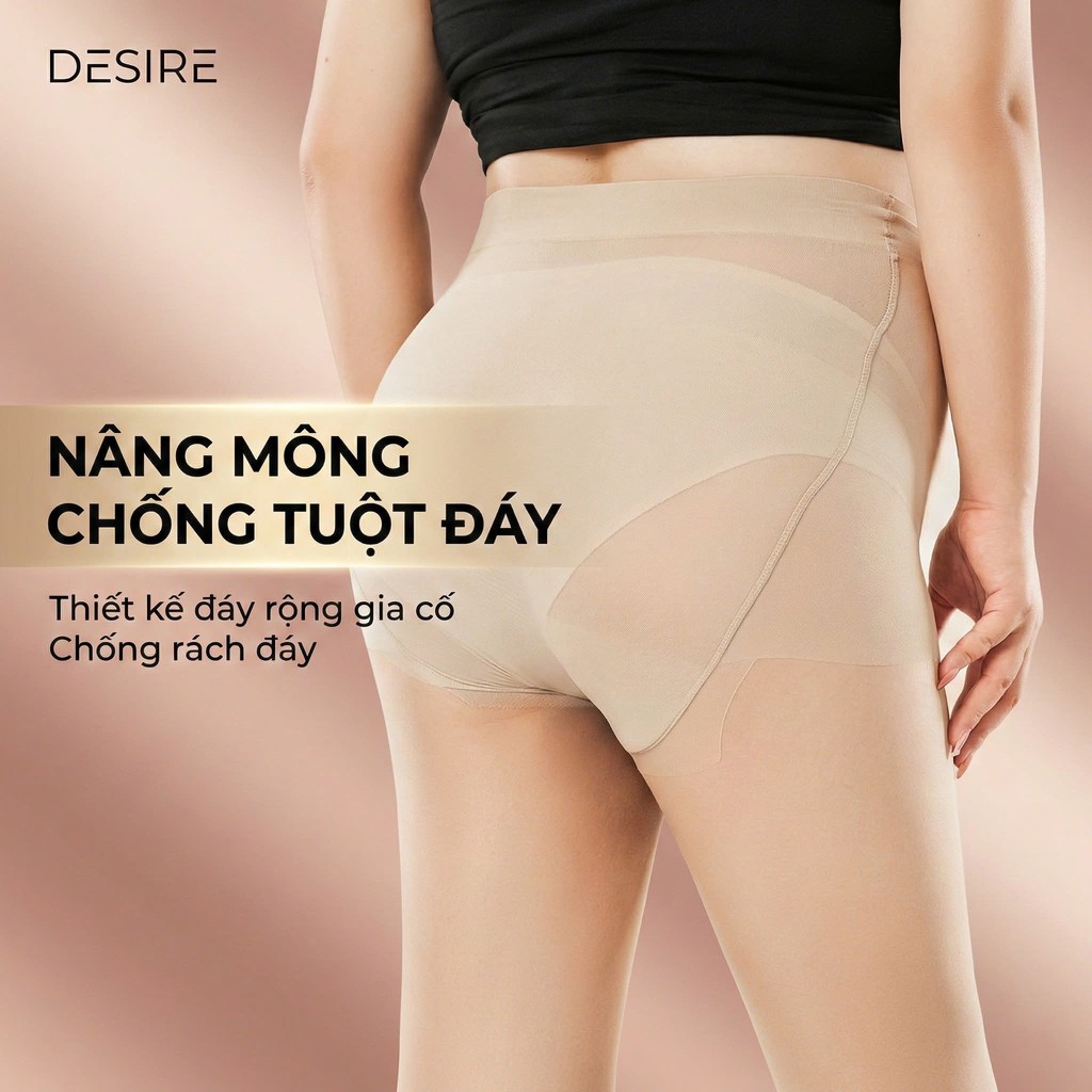 Desire Store, Tất quần 15D BIGSIZE màu đen và da thon gọn dáng che khuyết điểm chính hãng BONAS T-016 image 5 of 14