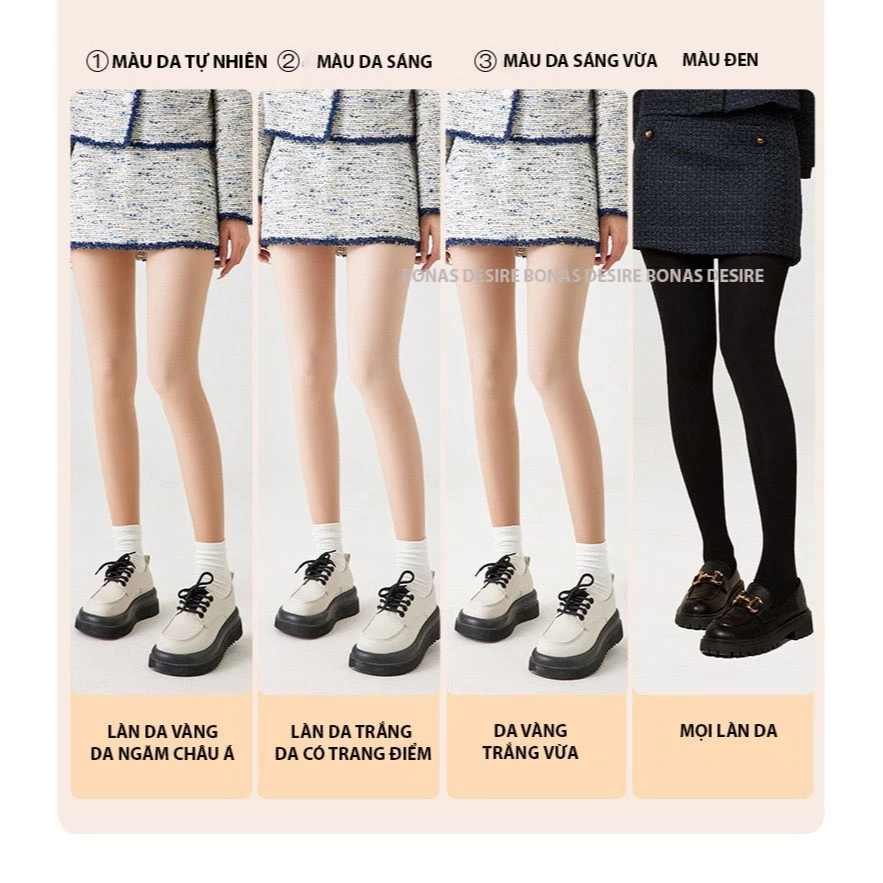 Desire Store, Quần Tất BONAS Chính Hãng 80D 200D 480D - Che Khuyết Điểm, Giữ Ấm, Chống Xước, Chống Tĩnh Điện T-013 image 7 of 22