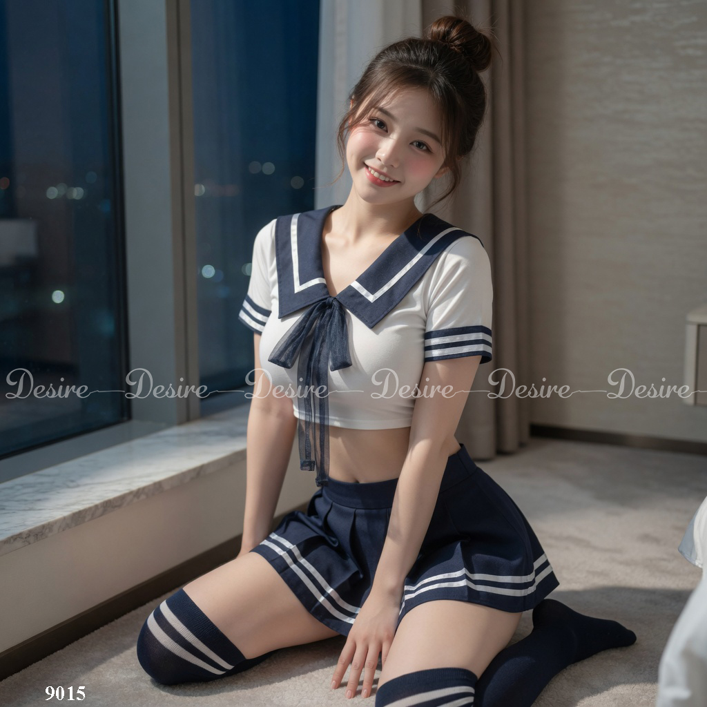 Desire Store, Bộ đồ ngủ hoá trang cosplay CÔ NỮ SINH QUYẾN RŨ ( có bigsize)  DESIRE VN-9015 image 8 of 22