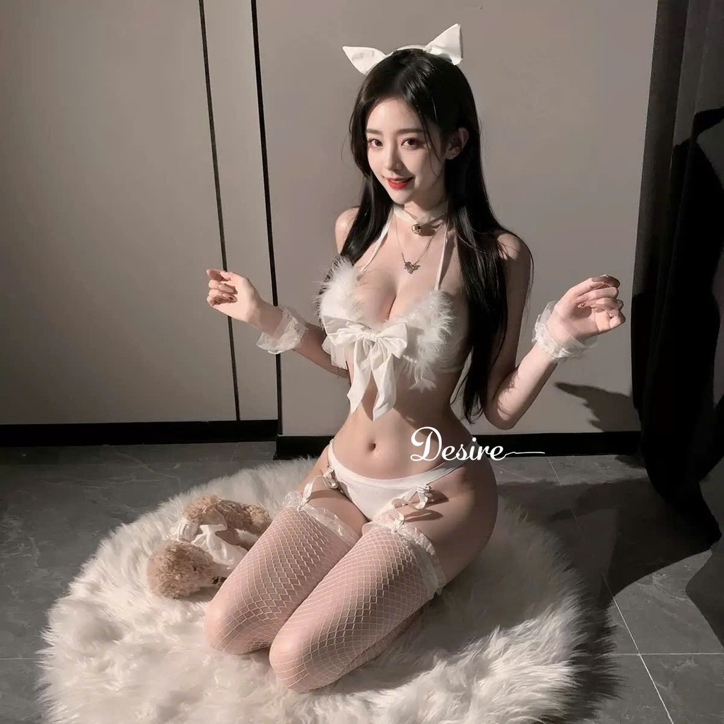 Desire Store, Bộ đồ ngủ Cosplay Cô Nàng Mèo quyến rũ đầy đủ phụ kiện sexy DESIRE VN-8239 image 8 of 16