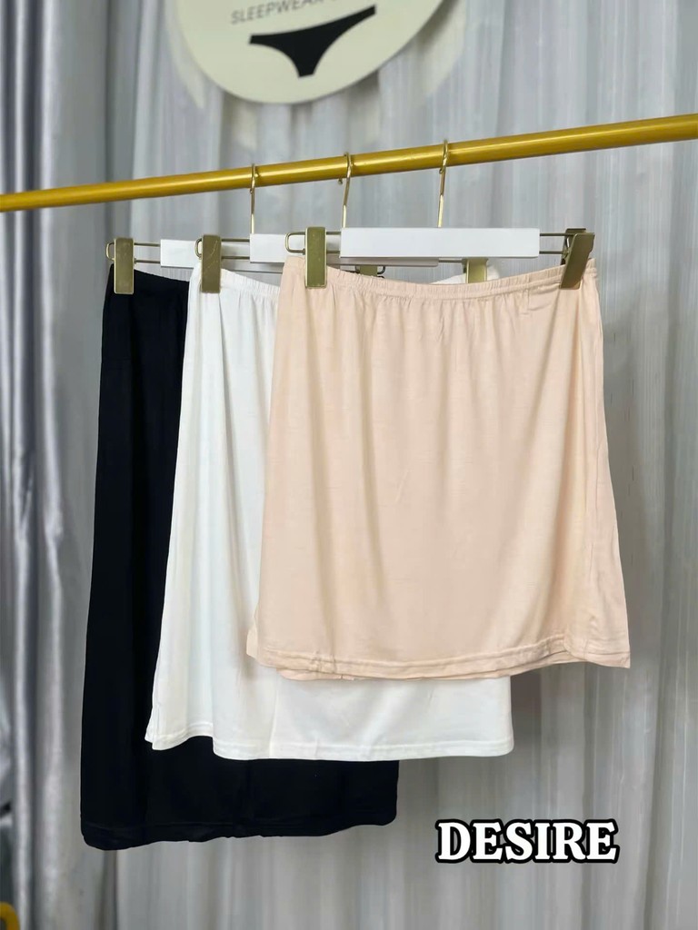 Desire Store, Chân Váy lót thun modal  (gỗ sồi) dáng xòe rộng thoải mái - Chân váy mặc lót thun mịn mát Desire VN-064-2 image 3 of 25