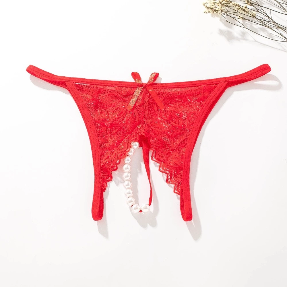 Desire Store, Quần lót ren lọt khe xẻ đáy gợi cảm sexy DESIRE QL-014 - Đỏ, 5 quần image 9 of 10