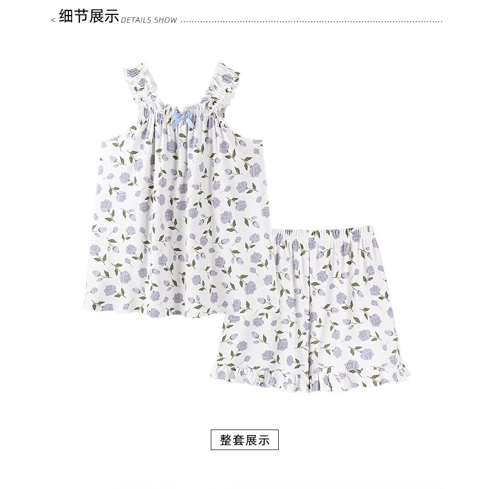 Desire Store, Đồ bộ mặc nhà sát nách mát mịn mùa hè phong cách dễ thương DESIRE image 4 of 11